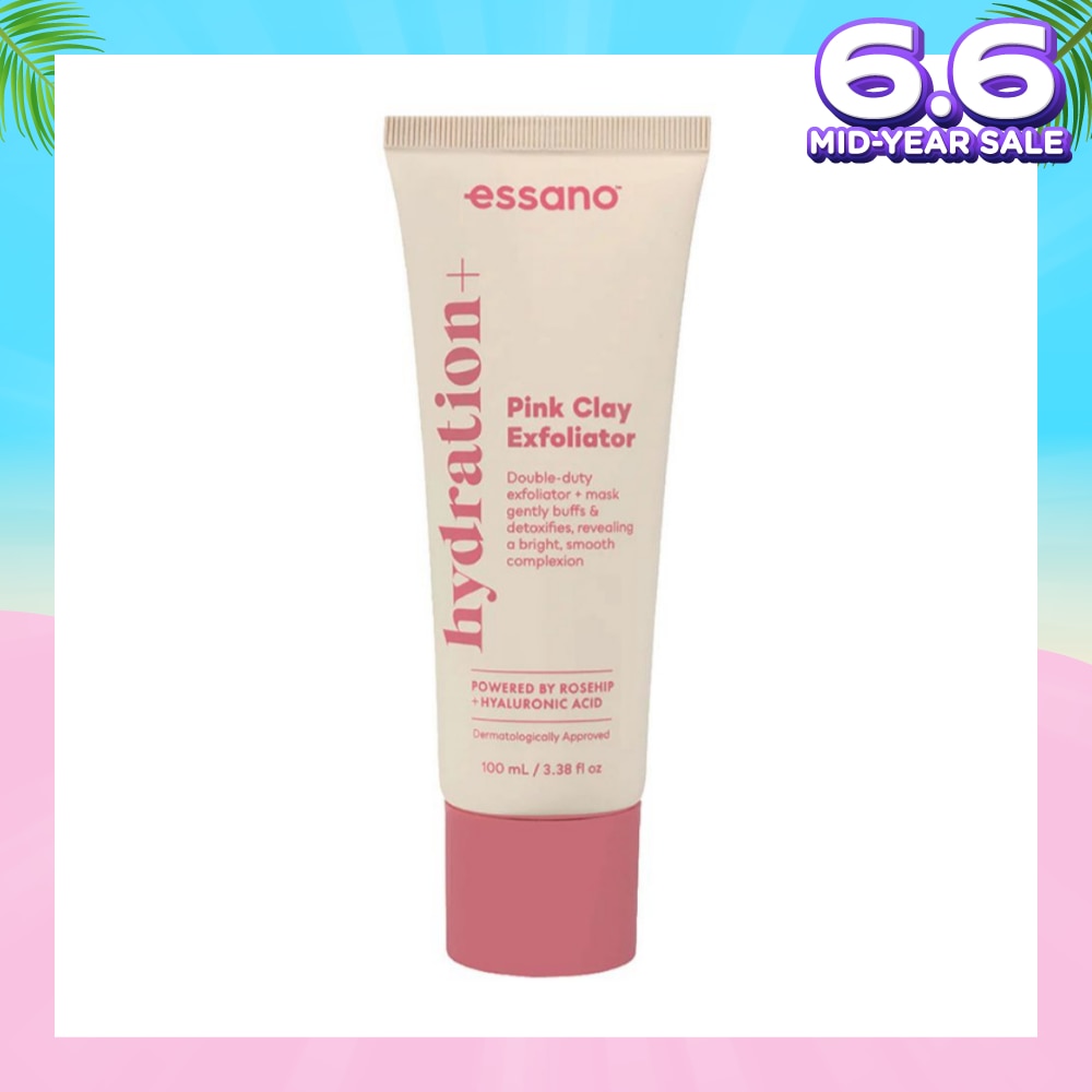 Hydration+ Pink Clay Exfoliator (Antioxidant Rich & Hydrating) 100ml