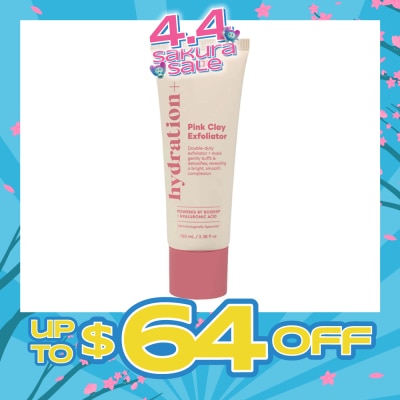 ESSANO - Hydration+ Pink Clay Exfoliator (Antioxidant Rich & Hydrating) 100ml