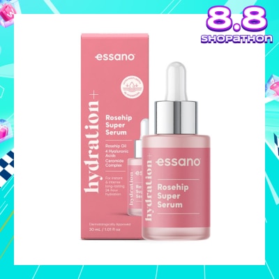 ESSANO Hydration+ Rosehip Super Serum (For Instant & Intense Long-Lasting Hydration) 30ml