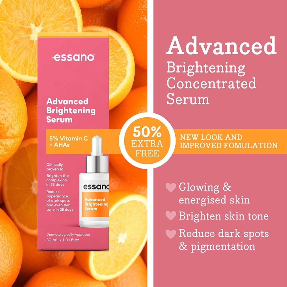 Advanced Brightening Serum (5% Vitamin C + AHAs) 30ml