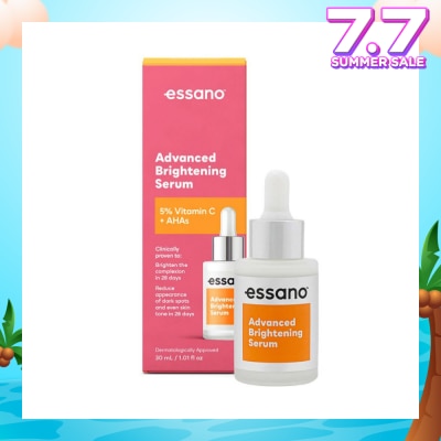 ESSANO Advanced Brightening Serum (5% Vitamin C + AHAs) 30ml