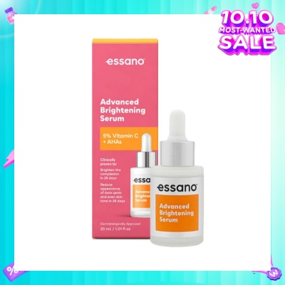 ESSANO Advanced Brightening Serum (5% Vitamin C + AHAs) 30ml