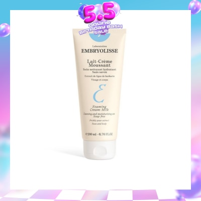 EMBRYOLISSE - Foaming Cream-Milk 200ml