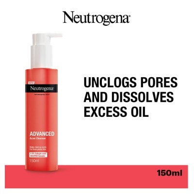 NEUTROGENA Advanced Acne Cleanser (To Helps ClearUp Spots For Acne Prone Skin) 150ml