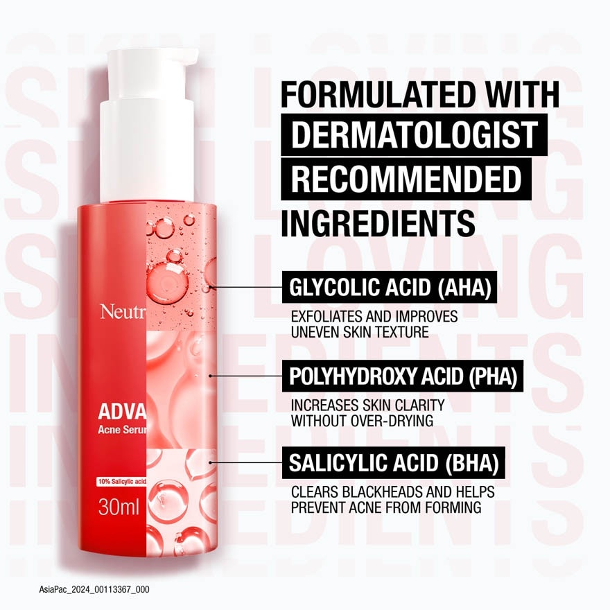 Advanced Acne Serum (Targets Acne & Leaves Skin Hydrated) 30ml