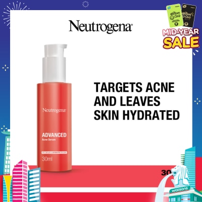 NEUTROGENA Advanced Acne Serum (Targets Acne & Leaves Skin Hydrated) 30ml