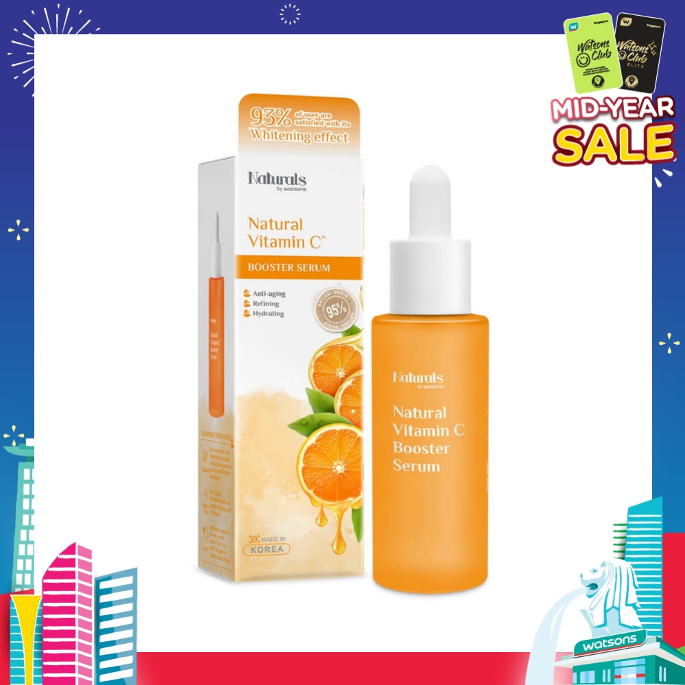 Natural Vitamin C Booster Serum (For Anti-Aging, Refining & Hydrating) 30ml