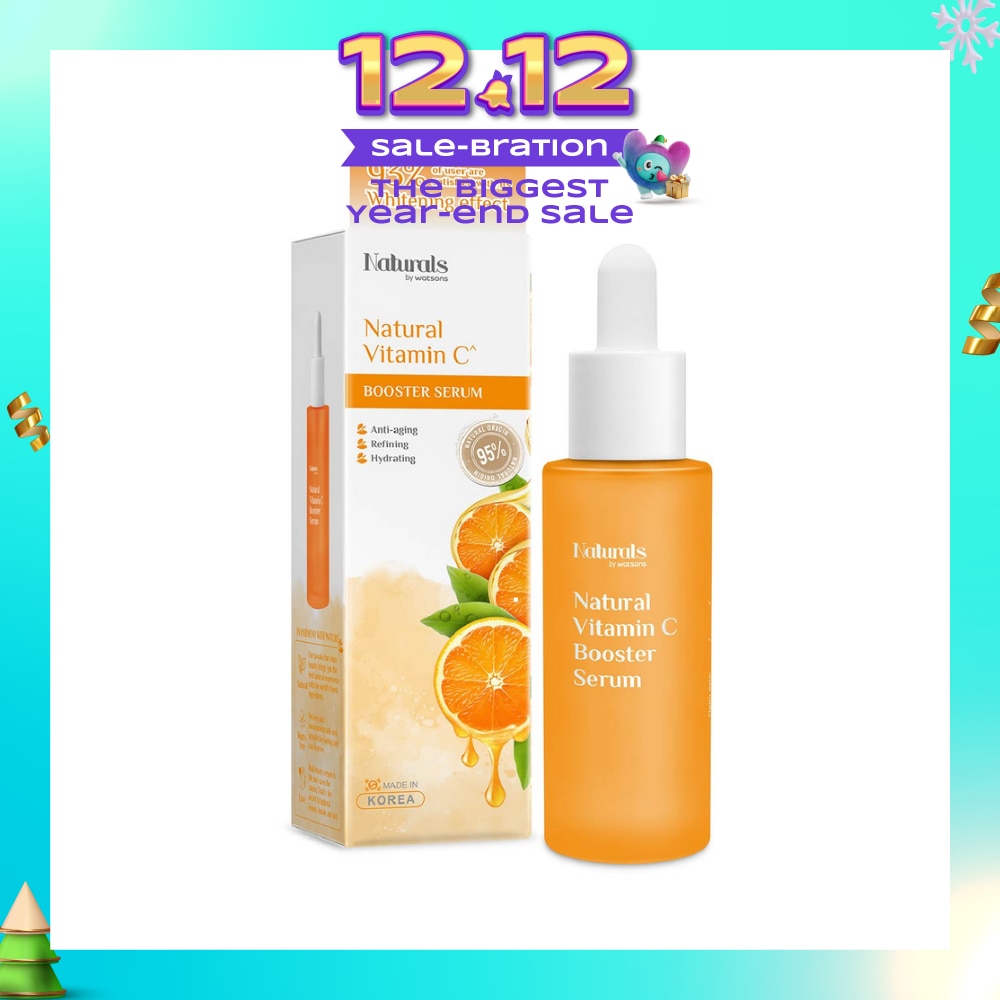 Natural Vitamin C Booster Serum (For Anti-Aging, Refining & Hydrating) 30ml