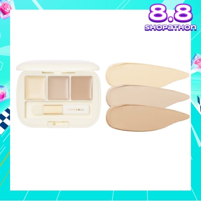 JUDYDOLL Three-Color Concealer Palette 01 1s