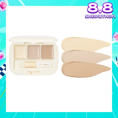 JUDYDOLL Three-Color Concealer Palette 01 1s