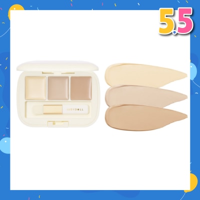 JUDYDOLL Three-Color Concealer Palette 01 1s