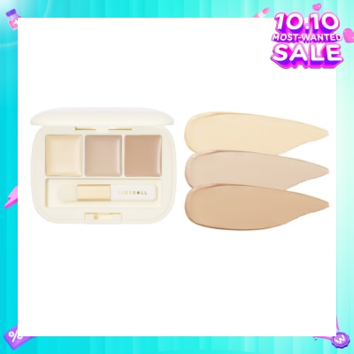 JUDYDOLL Three-Color Concealer Palette 01 1s