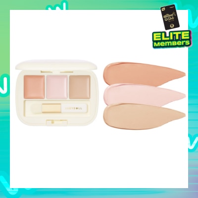 JUDYDOLL Three-Color Concealer Palette 02 1s