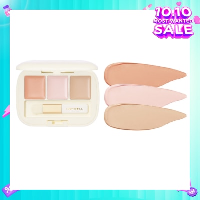 JUDYDOLL Three-Color Concealer Palette 02 1s
