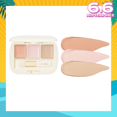 JUDYDOLL Three-Color Concealer Palette 02 1s