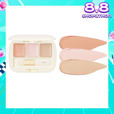 JUDYDOLL Three-Color Concealer Palette 02 1s