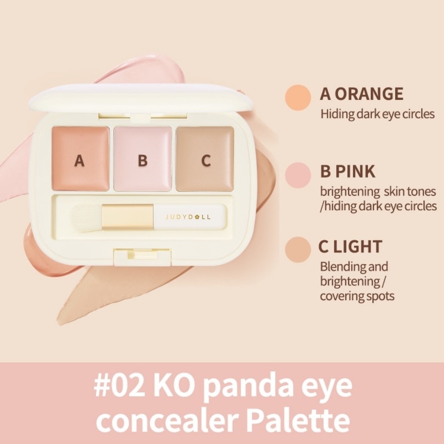 Three-Color Concealer Palette 02 1s