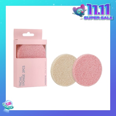 WATSONS Natural Facial Sponge 2s