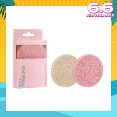 WATSONS Natural Facial Sponge 2s