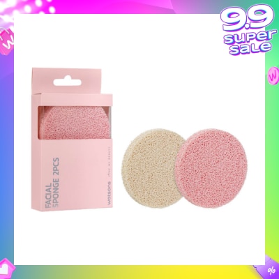 WATSONS Natural Facial Sponge 2s