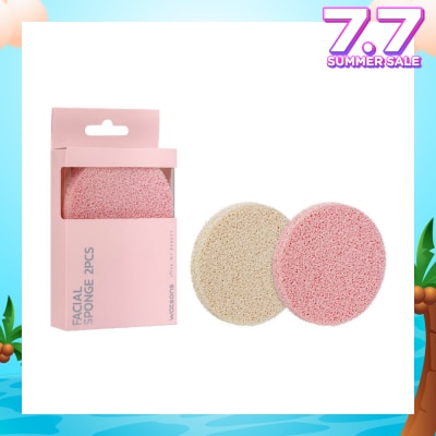 WATSONS Natural Facial Sponge 2s