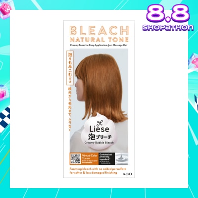 LIESE Creamy Bubble Bleach Natural Tone 108g