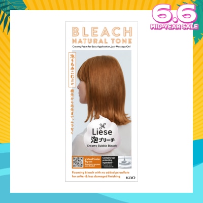 LIESE Creamy Bubble Bleach Natural Tone 108g