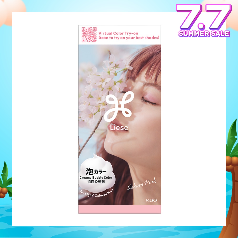 Creamy Bubble Color For Light Colored Hair Sakura Pink 108g