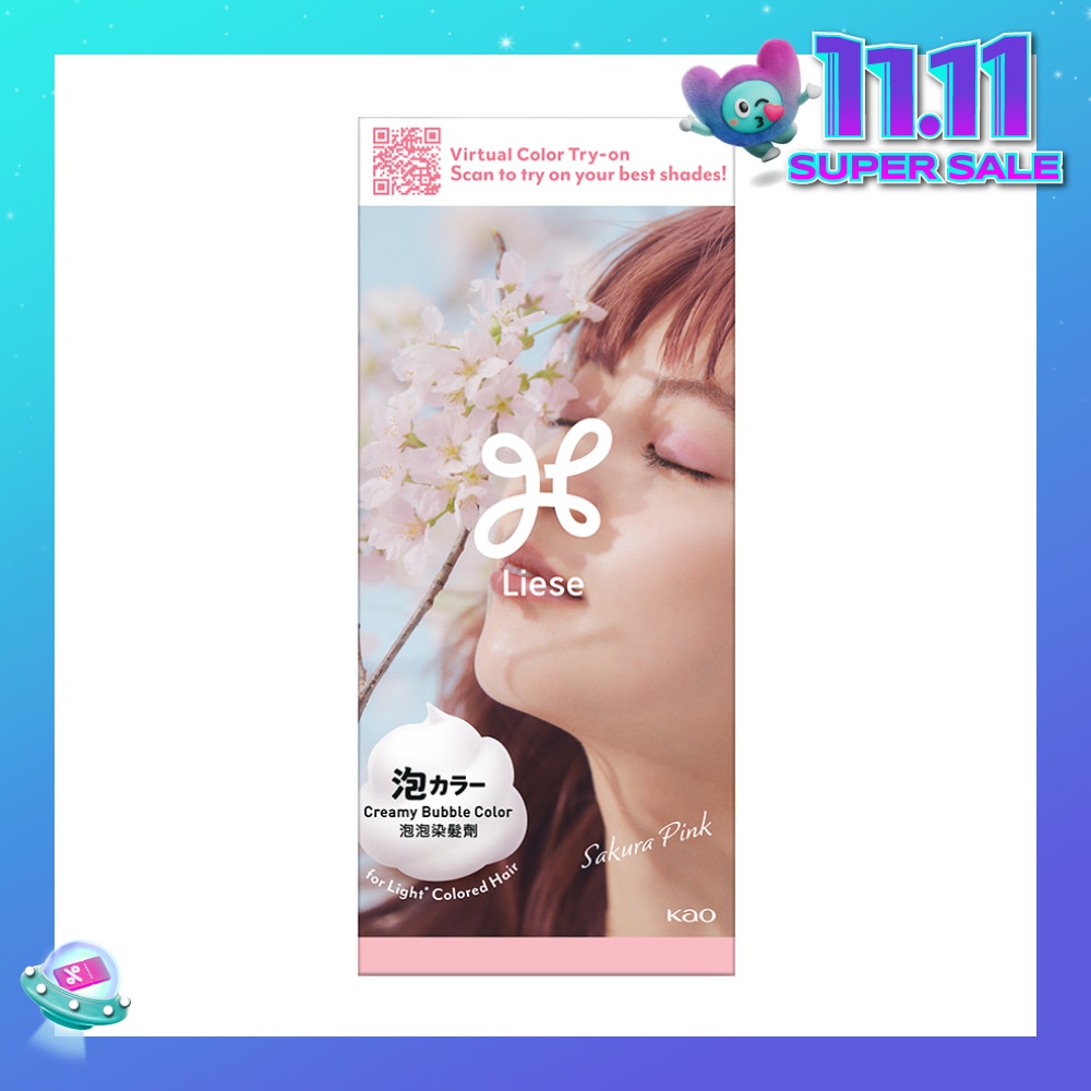 Creamy Bubble Color For Light Colored Hair Sakura Pink 108g