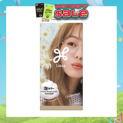 LIESE - Creamy Bubble Color For Light Colored Hair Flower Beige 108g