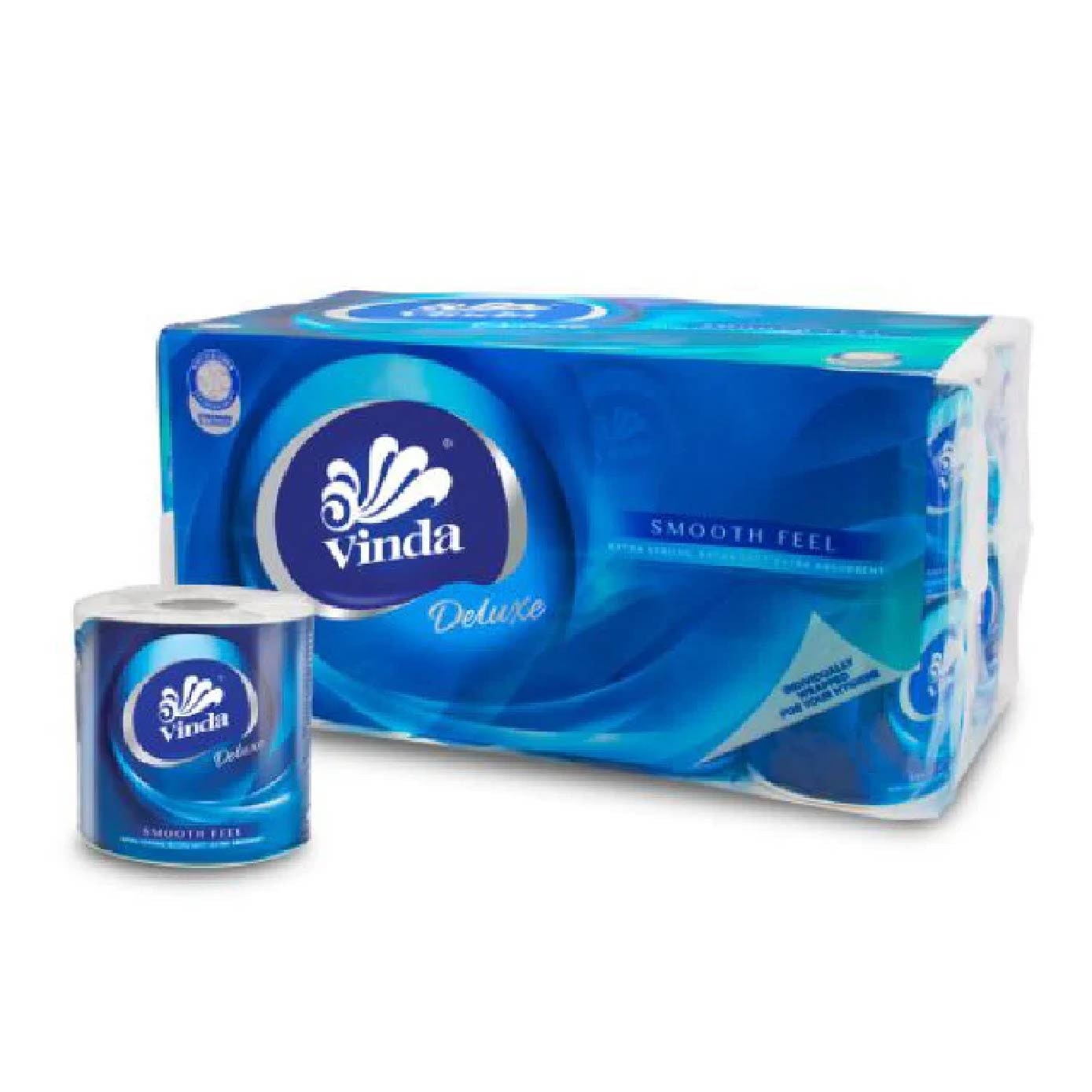 Deluxe Smooth Feel 3-Ply Largest Sheet Roll 250s x 16 Roll
