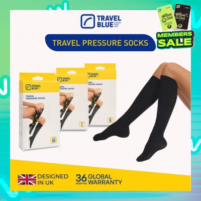 TRAVEL BLUE TB791 Travel Pressure Socks S/M 1s