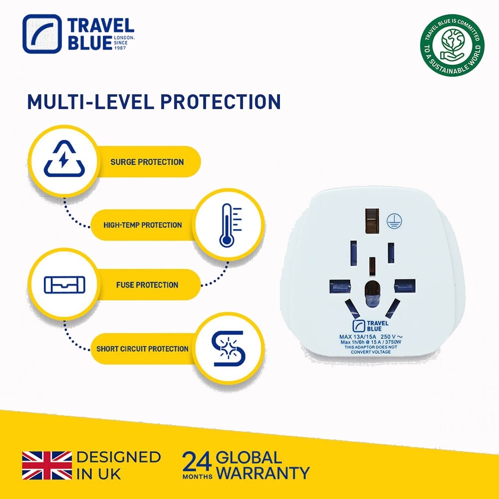 TB901 World To Europe Travel Adaptor 1s