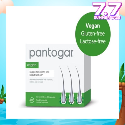 MERZ Pantogar Vegan Capsules (To Supports Healthy & Beautiful Hair) 90s