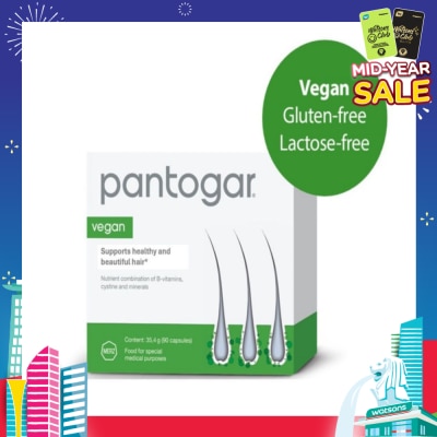 MERZ Pantogar Vegan Capsules (To Supports Healthy & Beautiful Hair) 90s
