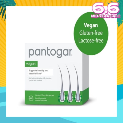 MERZ Pantogar Vegan Capsules (To Supports Healthy & Beautiful Hair) 90s