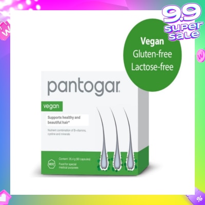 MERZ Pantogar Vegan Capsules (To Supports Healthy & Beautiful Hair) 90s