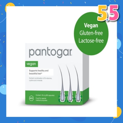 MERZ Pantogar Vegan Capsules (To Supports Healthy & Beautiful Hair) 90s