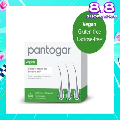 MERZ Pantogar Vegan Capsules (To Supports Healthy & Beautiful Hair) 90s