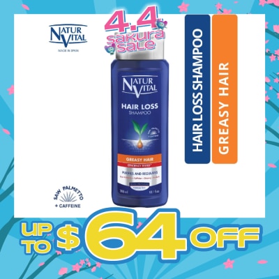NATURVITAL - Hairloss Shampoo - Greasy 300ml