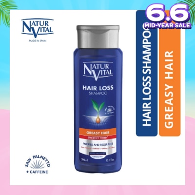 NATURVITAL Hairloss Shampoo - Greasy 300ml