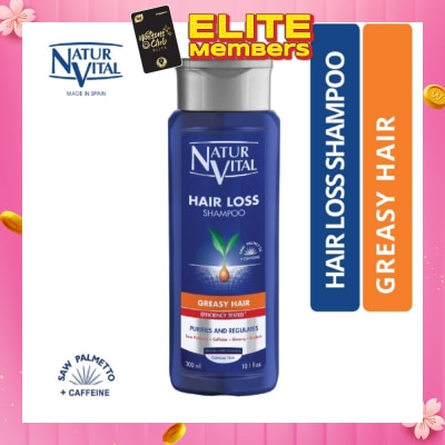 NATURVITAL Hairloss Shampoo - Greasy 300ml