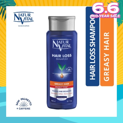 NATURVITAL Hairloss Shampoo - Greasy 300ml