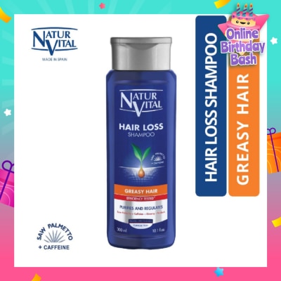 NATURVITAL Hairloss Shampoo - Greasy 300ml