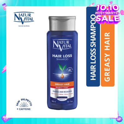 NATURVITAL Hairloss Shampoo - Greasy 300ml