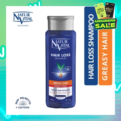 NATURVITAL Hairloss Shampoo - Greasy 300ml