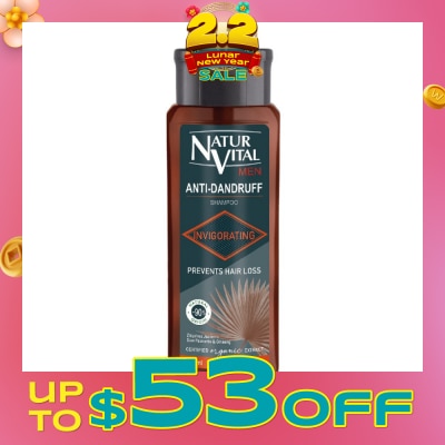 NATURVITAL Hairloss Shampoo - Anti Dandruff 300ml