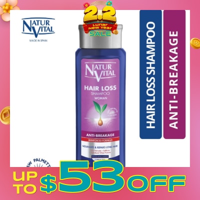 NATURVITAL Hairloss Shampoo - Anti Breakage 300ml