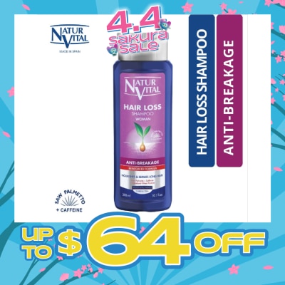 NATURVITAL - Hairloss Shampoo - Anti Breakage 300ml