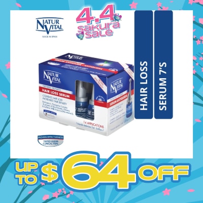 NATURVITAL - Hairloss Serum 7x 12ml